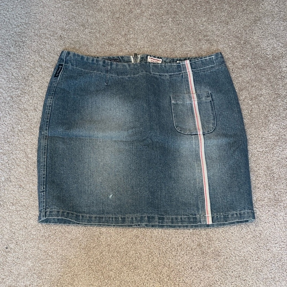 Armani Jeans Indigo Mini Skirt